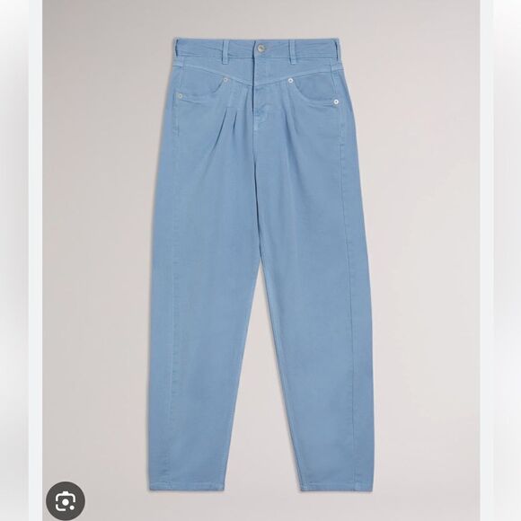 Ted Baker London Barrel Leg with Front Yoke and Pleat Detail Size 26 - Picture 5 of 8